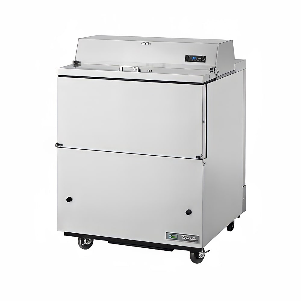 598-TMC34S Milk Cooler w/ Top & Side Access - (512) Half Pint Carton Capacity, 115v
