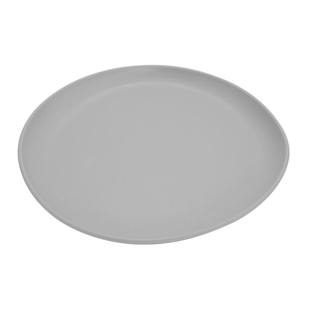 284-CS1050LG 10 3/5" Round Melamine Dinner Plate, Light Gray