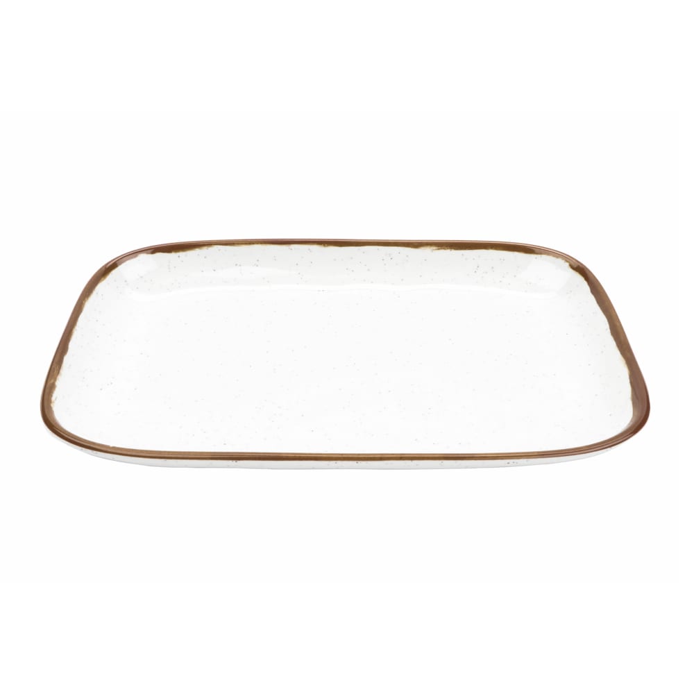 284-CS1412RM 14" x 11 1/2" Rectangular Rustic Mill™ Platter - Melamine, Rustic Mill