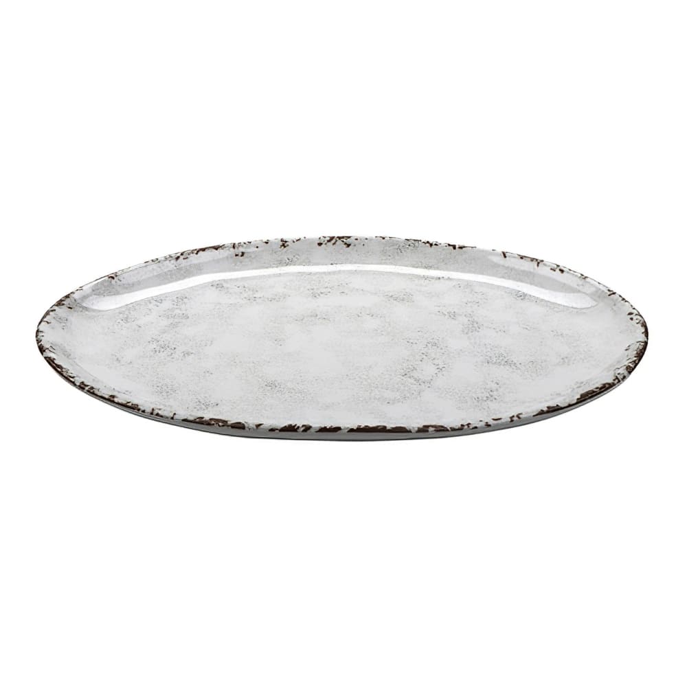284-CS1511FM 15" x 11" Oval French Mill™ Platter - Melamine, French Mill