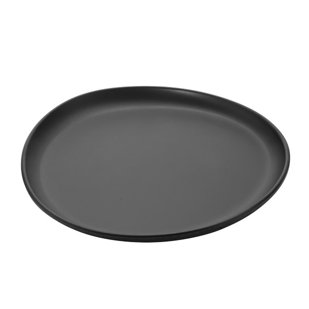284-CS910DG 9" Round Melamine Dinner Plate, Dark Gray