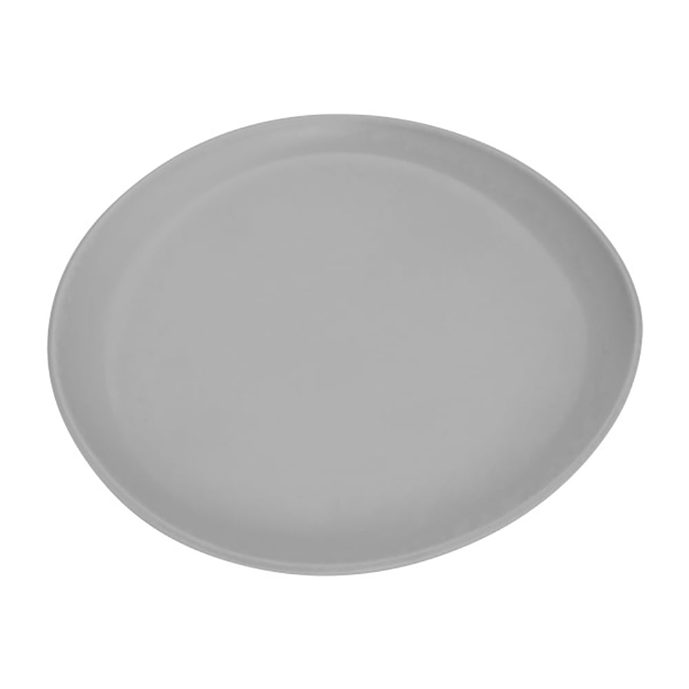 284-CS910LG 9" Round Melamine Dinner Plate, Light Gray
