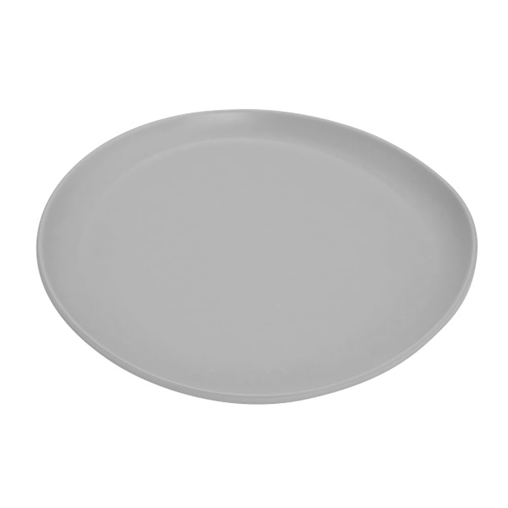 284-CS710LG 7" Round Melamine Coupe Bread Plate, Light Gray