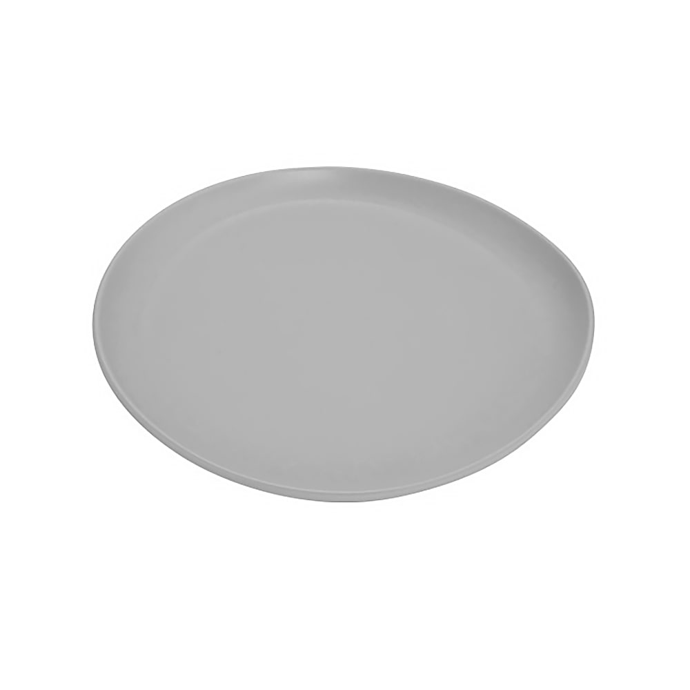 284-CS610LG 6" Round Melamine Serving Plate, Light Gray