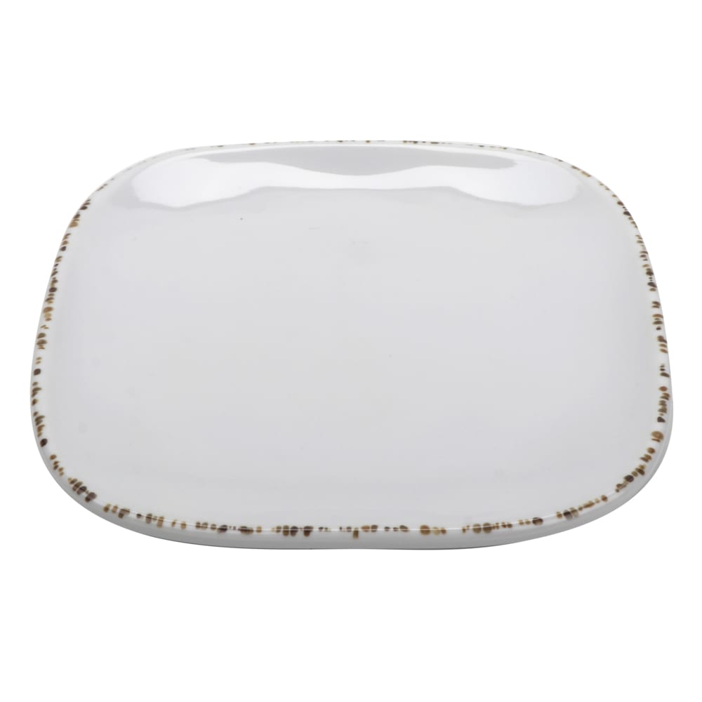 284-SCS6UM 6" Square Melamine Bread/Side Dish Plate, Urban Mill