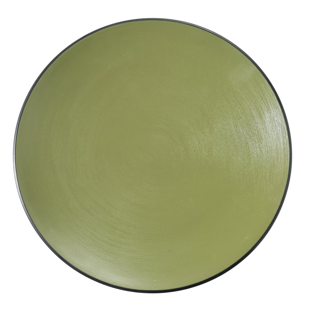 614-BM110GR 10 1/4" Round Melamine Dinner Plate, Green