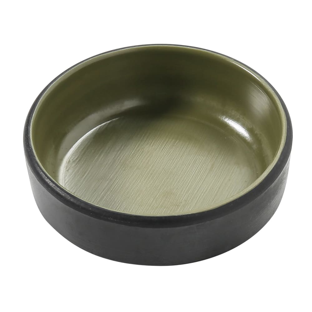 614-BM4003GR 2 oz Melamine Sauce Dish, Green