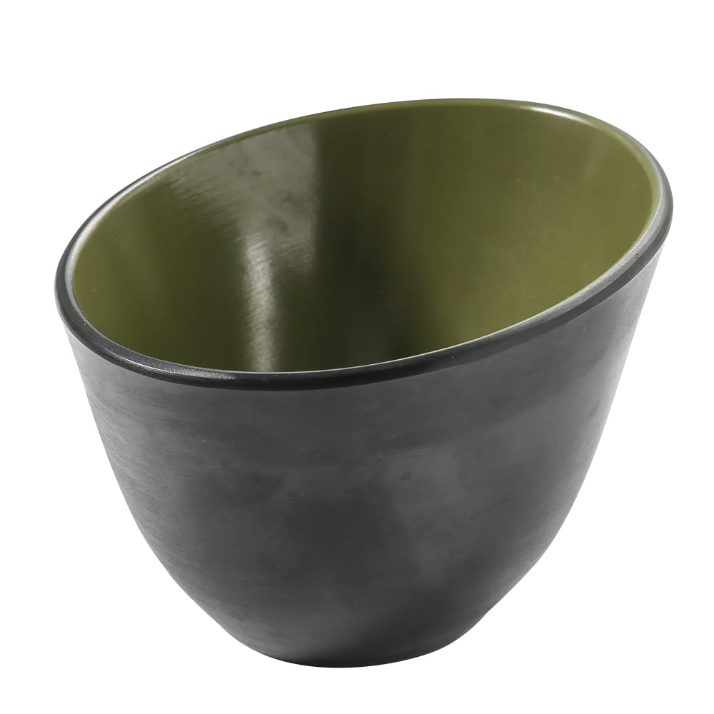 614-BM705GR 35 oz Round Melamine Serving Bowl, Green