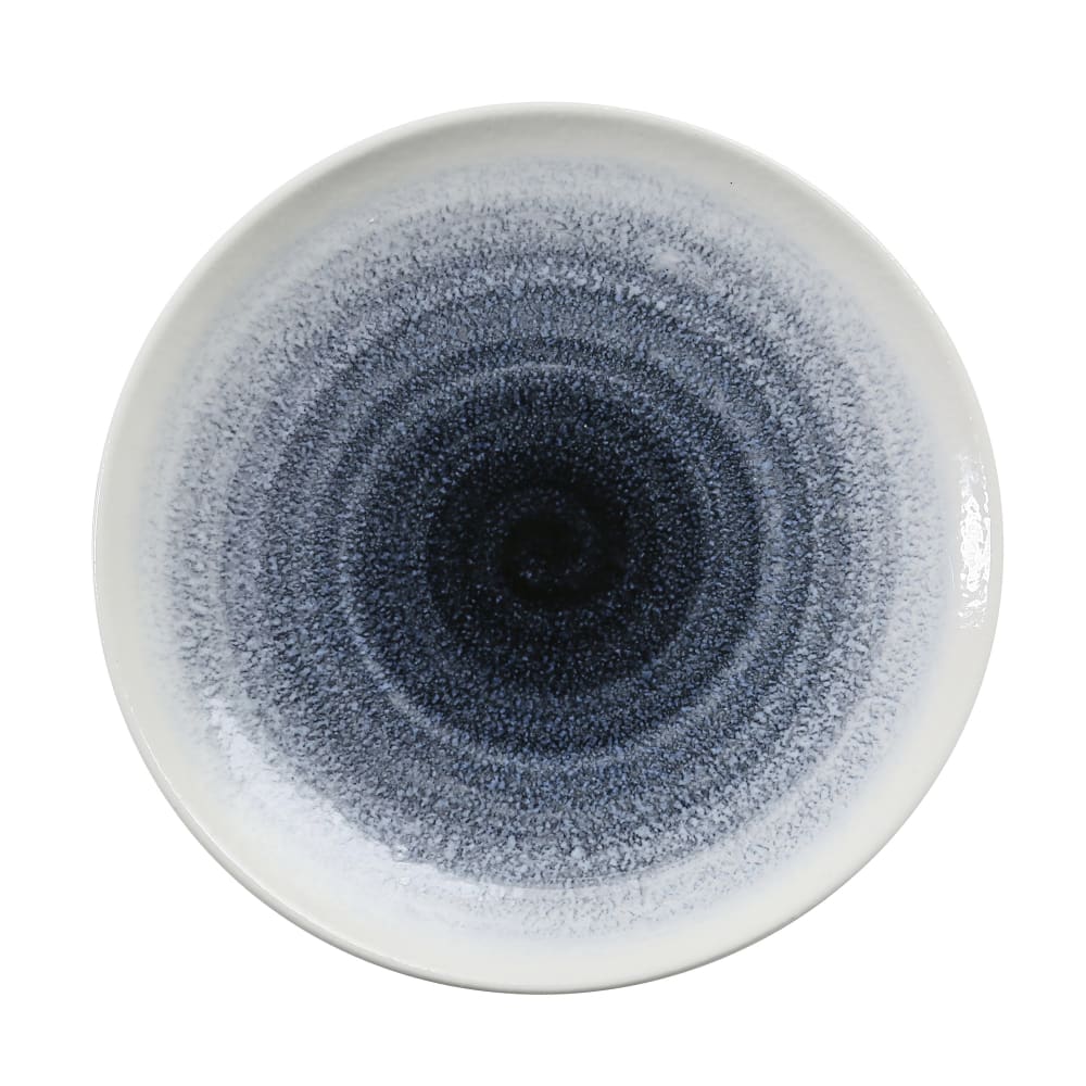 614-UN112 12" Round Universe Plate - China, Blue