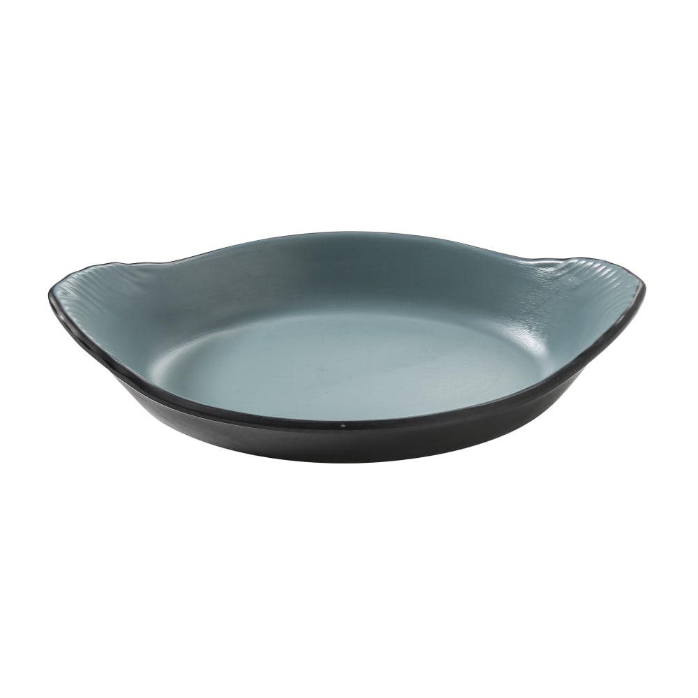 614-BM608TL Oval, Rarebit, 8 3/4" x 5", Melamine, Teal