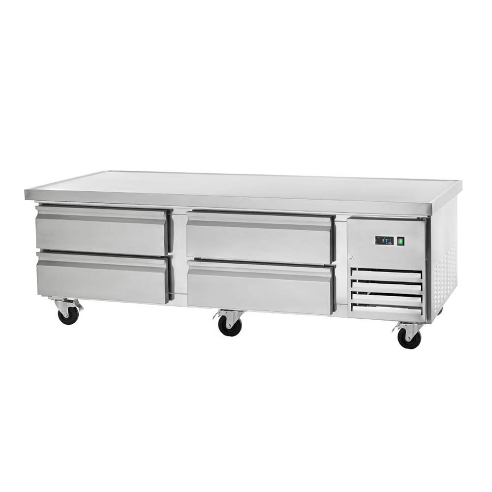 150-ARCB72 74" Chef Base w/ (4) Drawers - 115v