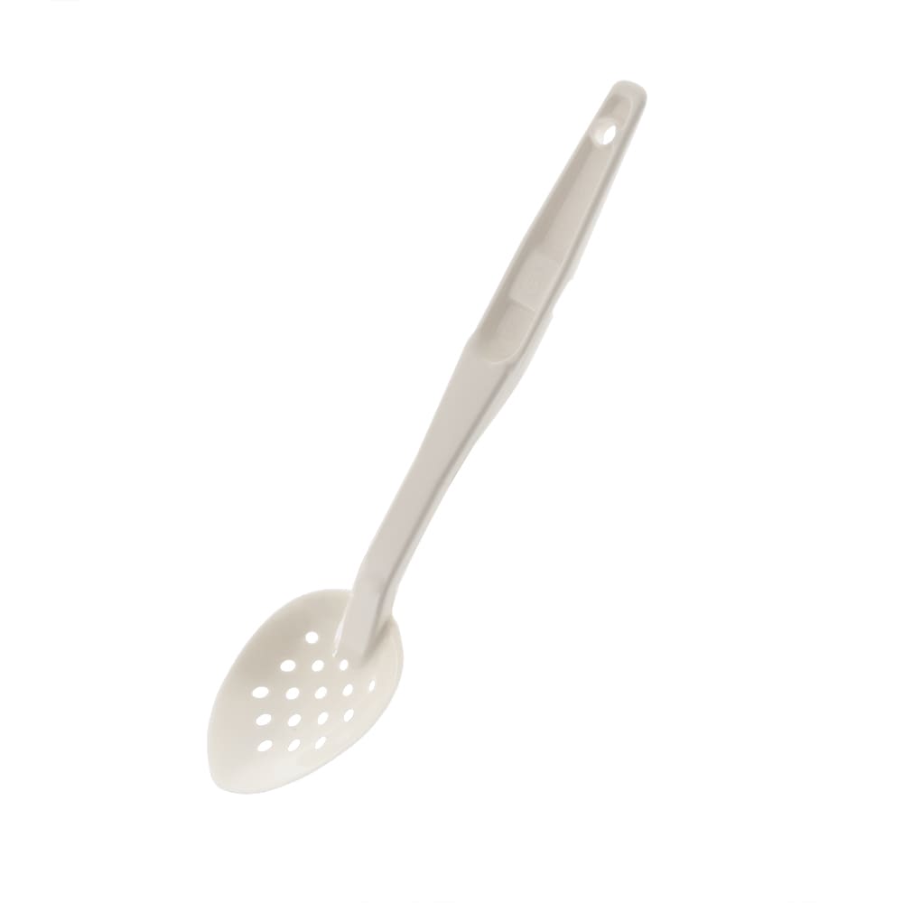 144-SPOP13CW148 13" Perforated Spoon - White
