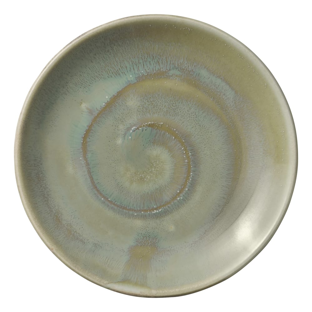 192-801121541000104 6" Round Perfect Match Flat Coupe Plate - Porcelain, Thyme