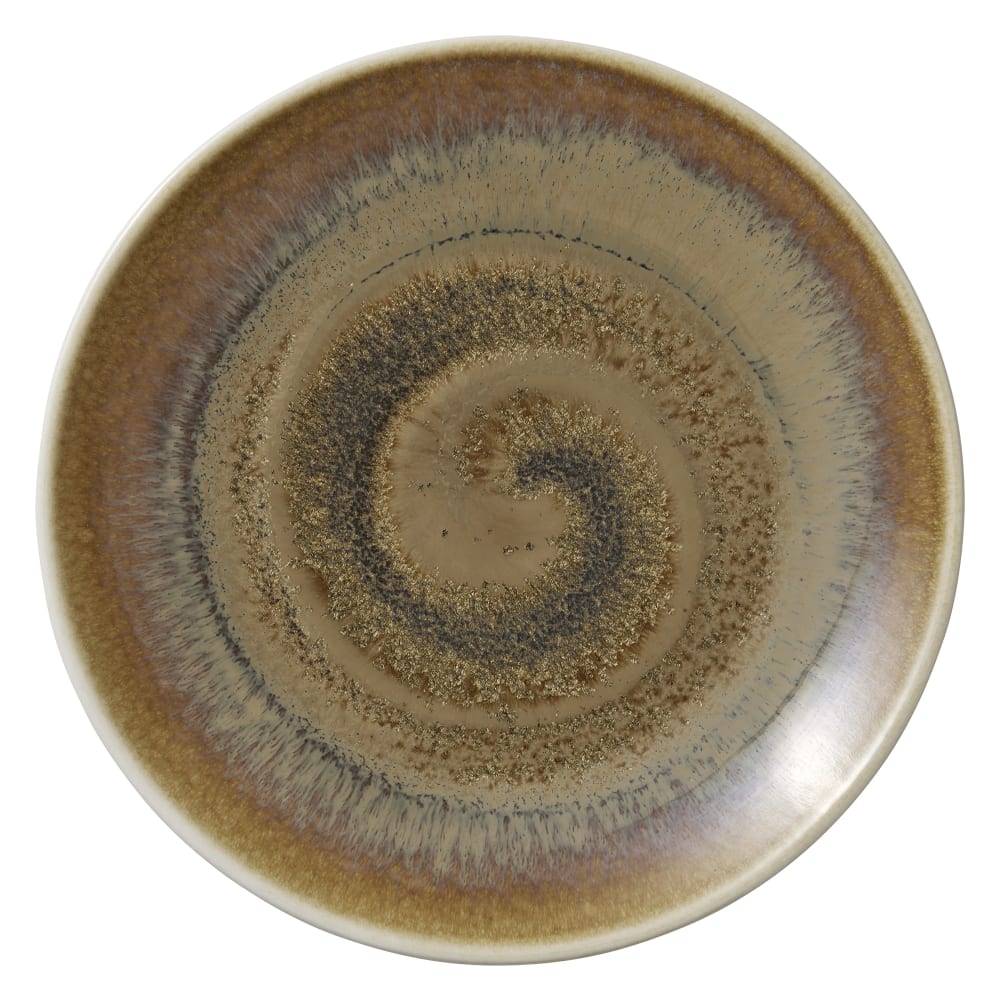 192-801122141000102 8 1/4" Round Perfect Match Coupe Plate - Porcelain, Cumin