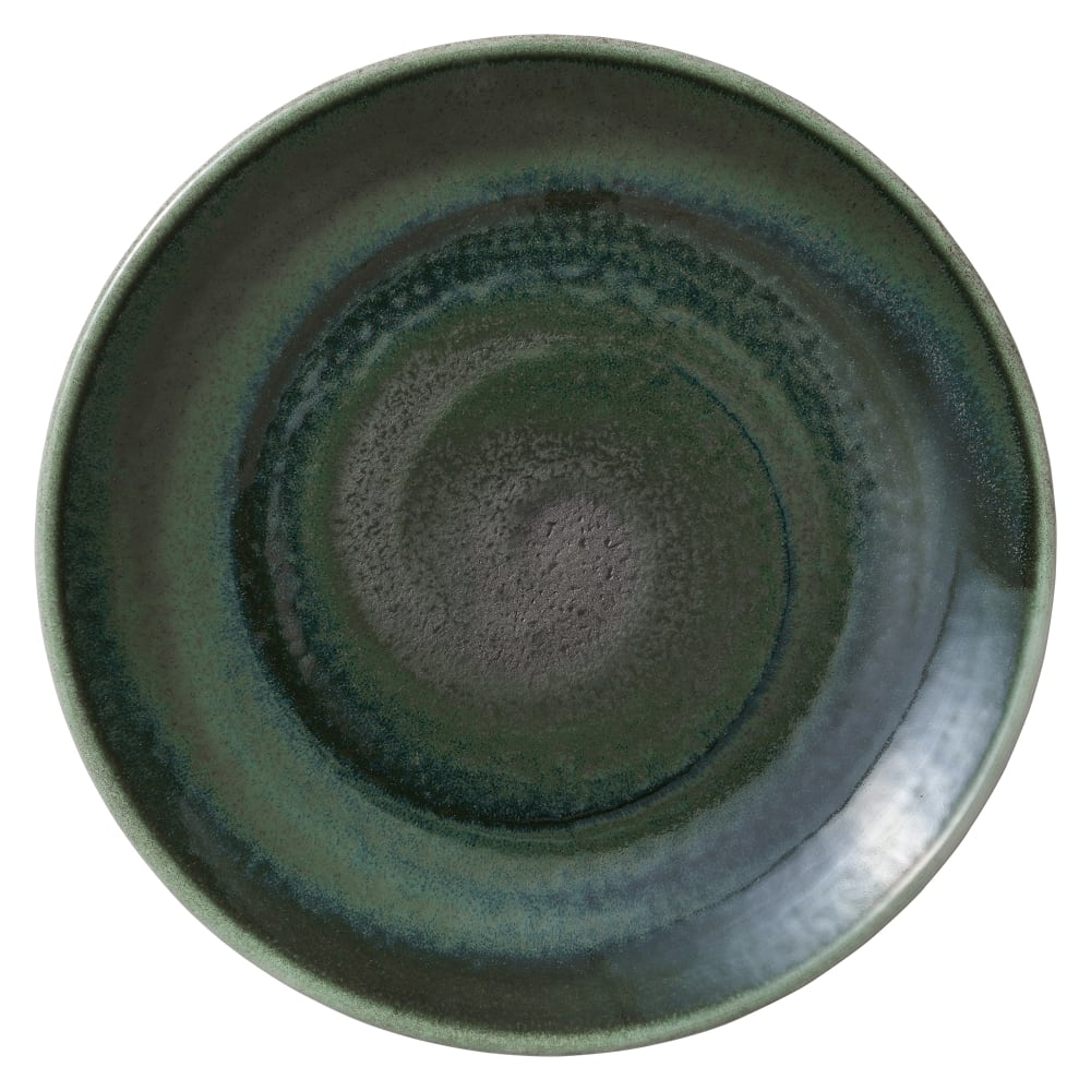 192-801122141000103 8 1/4" Round Perfect Match Coupe Plate - Porcelain, Avocado