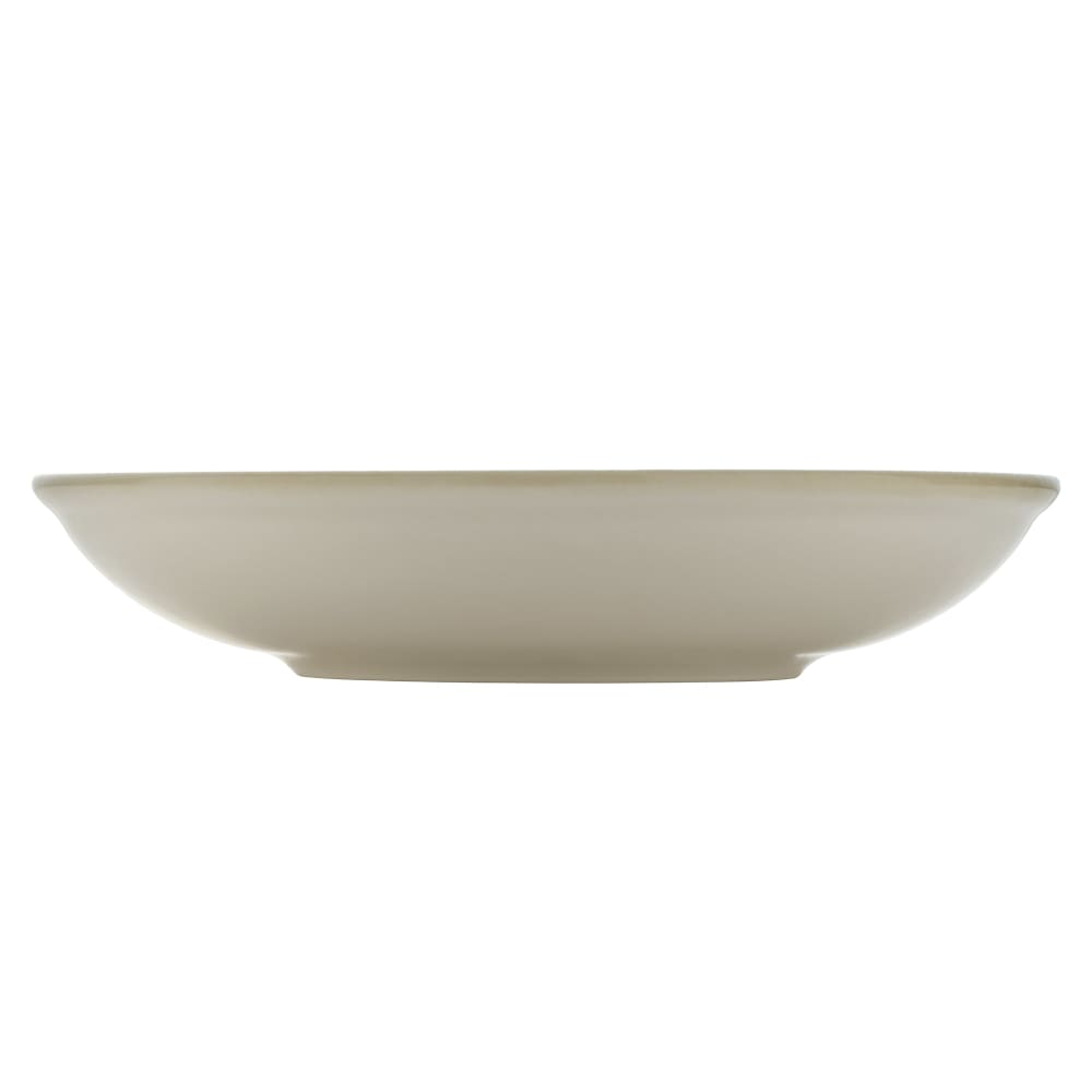 192-801132341000102 9 1/8" Round Perfect Match Deep Coupe Plate - Porcelain, Cumin