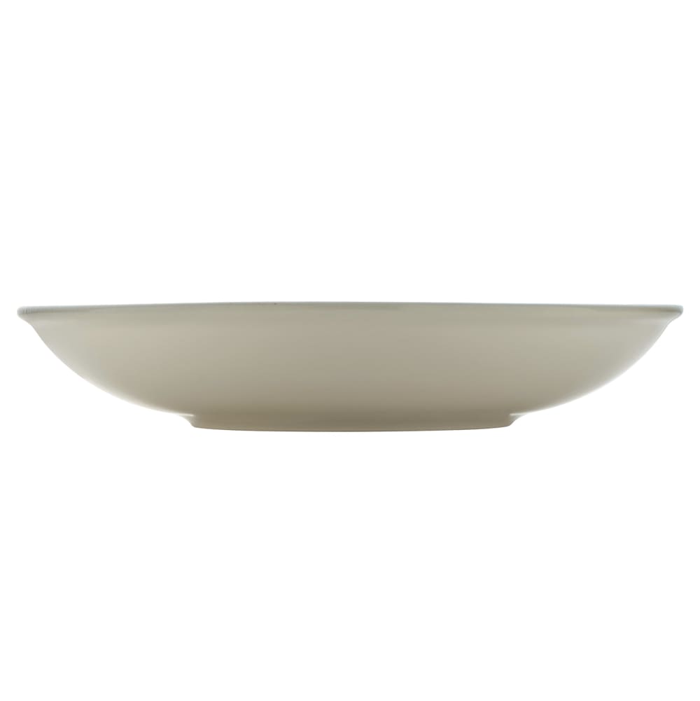 192-801132841000101 11" Round Perfect Match Deep Coupe Plate - Porcelain, Oyster
