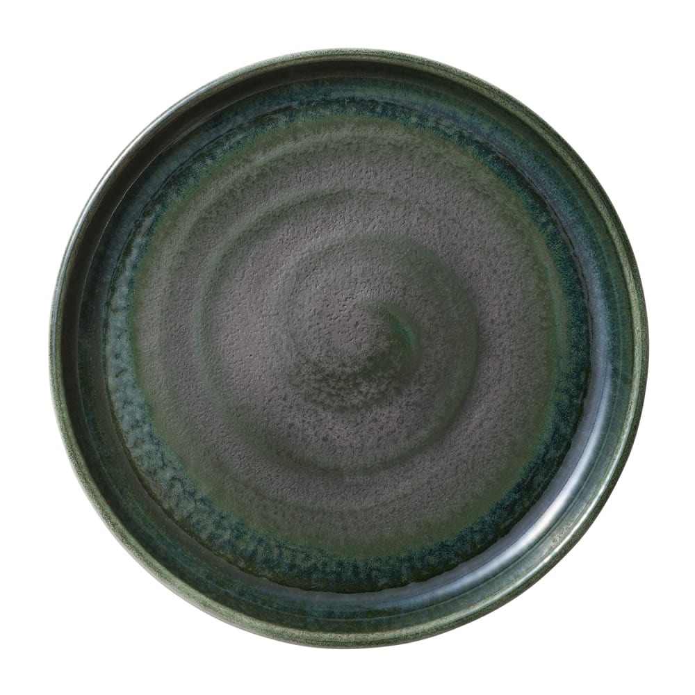 192-801182141000103 8 1/2" Round Perfect Match Flat Plate - Porcelain, Avocado