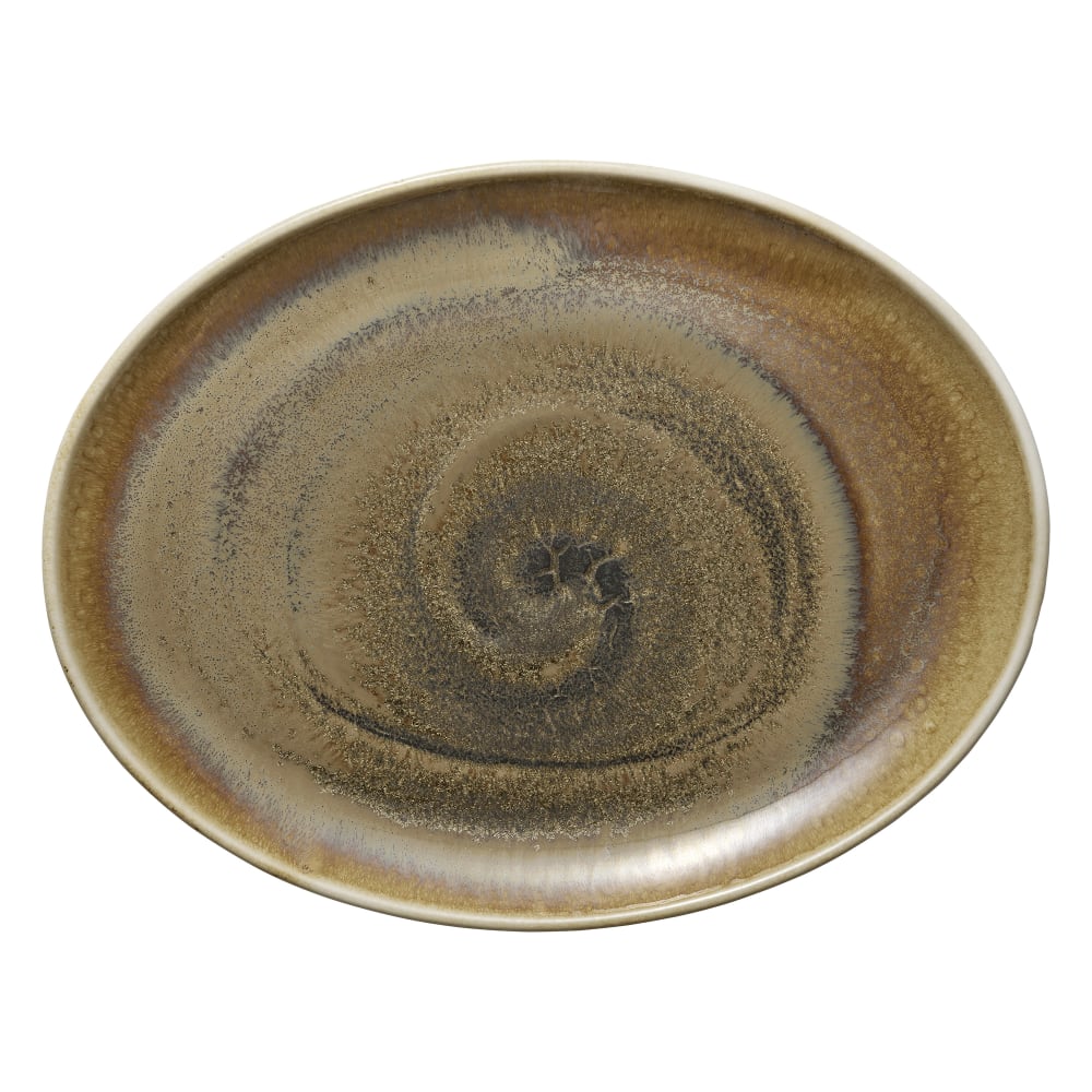 192-801223141000102 12 1/8" x 9 3/8" Oval Perfect Match Coupe Platter - Porcelain, Cumi...