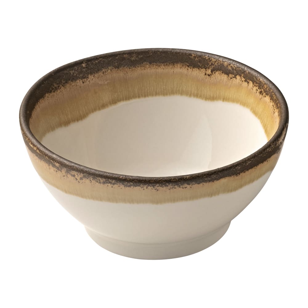 192-801571441000102 20 3/10 oz Round Perfect Match Bowl - Porcelain, Cumin