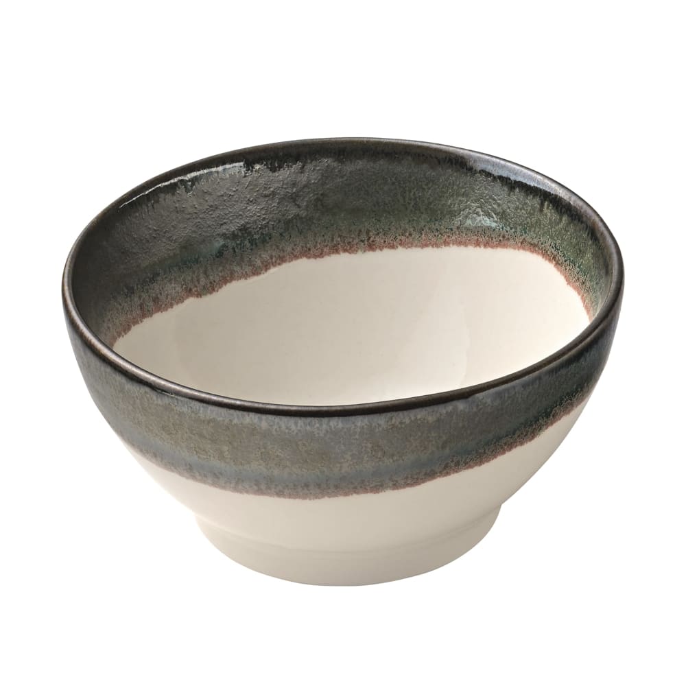 192-801571441000103 20 3/10 oz Round Perfect Match Bowl - Porcelain, Avocado