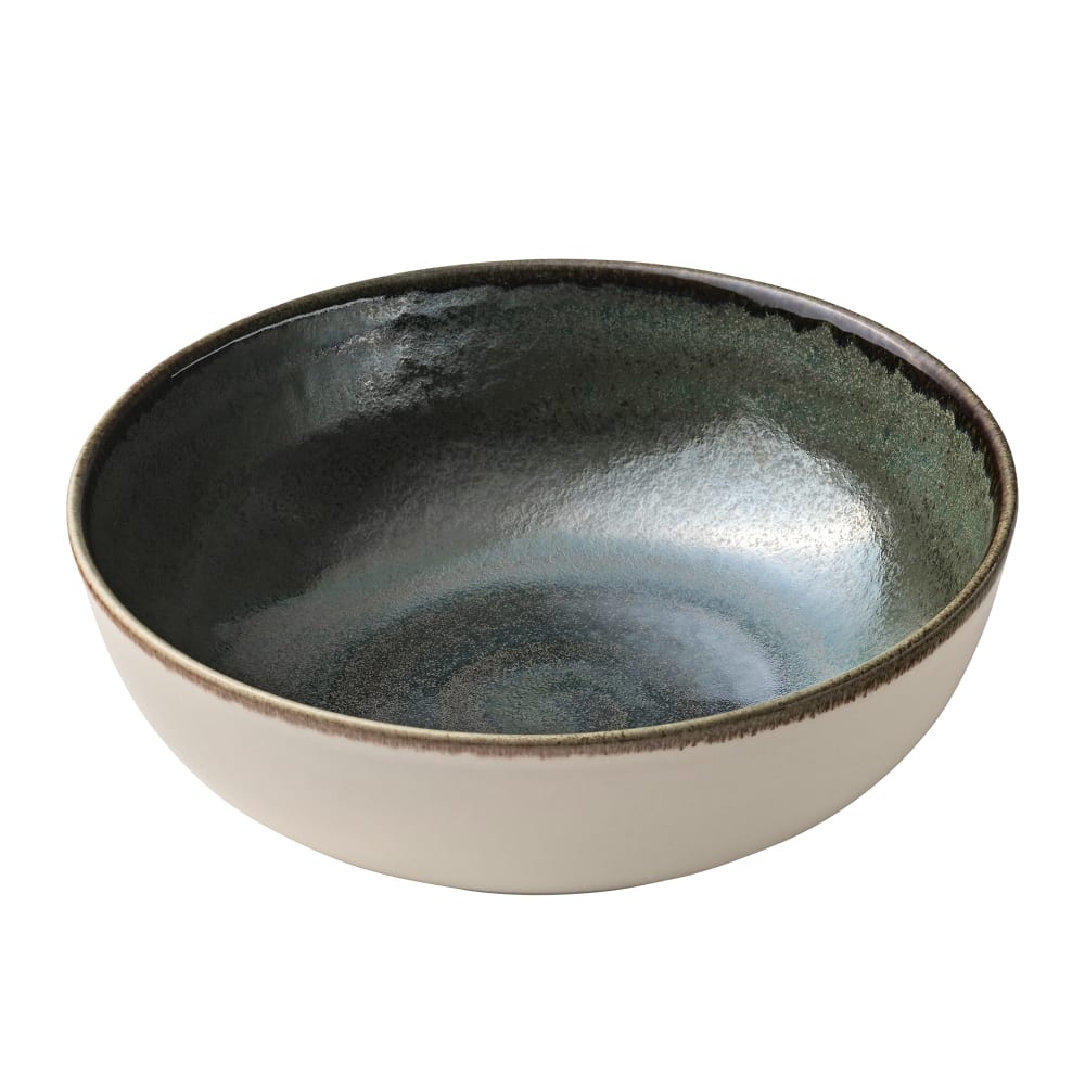 192-801571941000103 27 oz Round Perfect Match Dish - Porcelain, Avocado