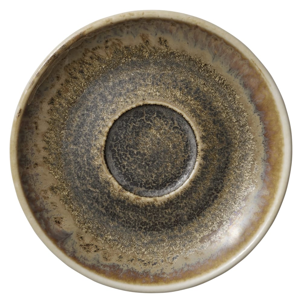192-801690841000102 4 1/2" Round Perfect Match Saucer - Porcelain, Cumin
