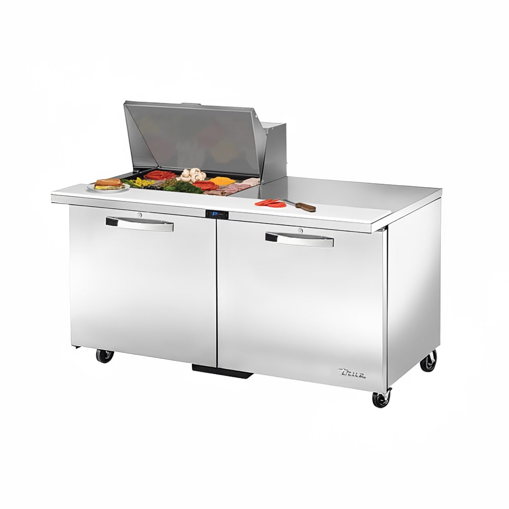 598-TSSU6012MBADAHC3 60" Spec Series® Mega Top Sandwich/Salad Prep Table w/ Refrigerated Bas...