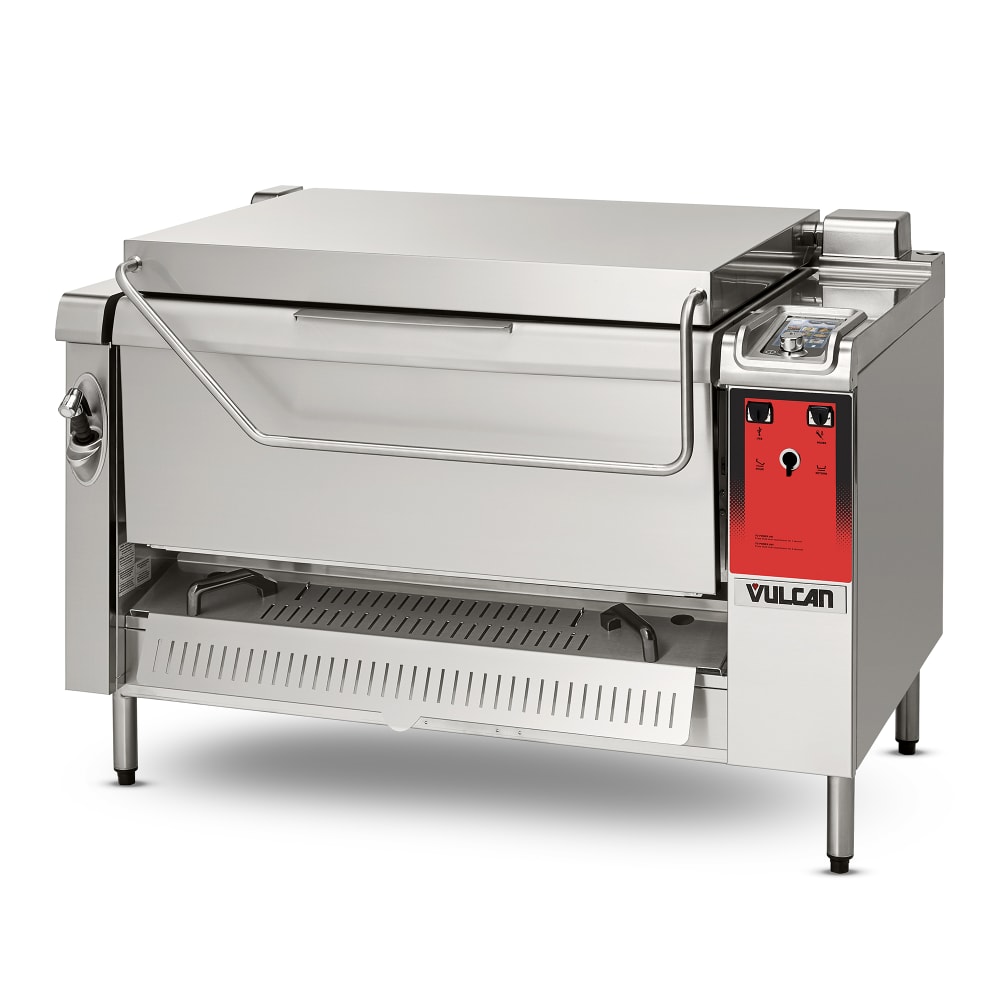 207-VPP40E208 40 gal. Tilt Skillet - Open Base, Strainer, 208v/3 ph