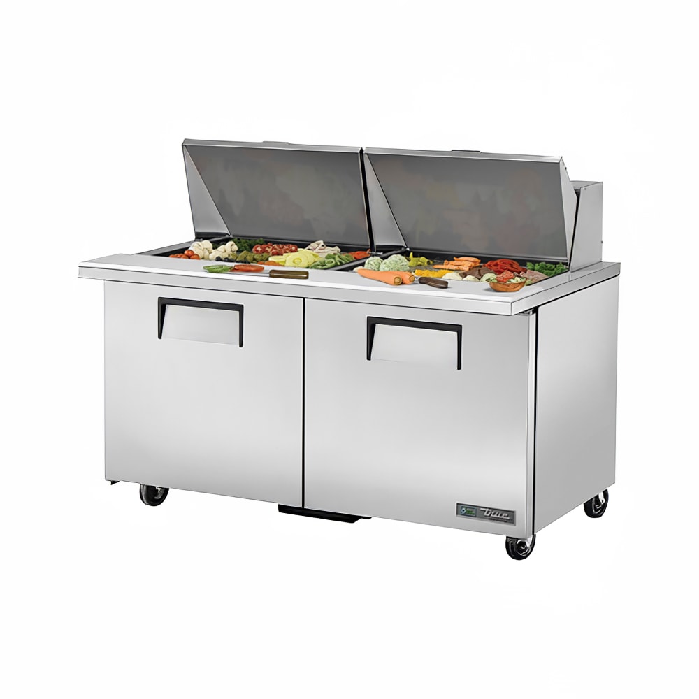 598-TSSU6024MBST 60" TSSU Series Mega Top Sandwich/Salad Prep Table w/ Refrigerated Base, 11...