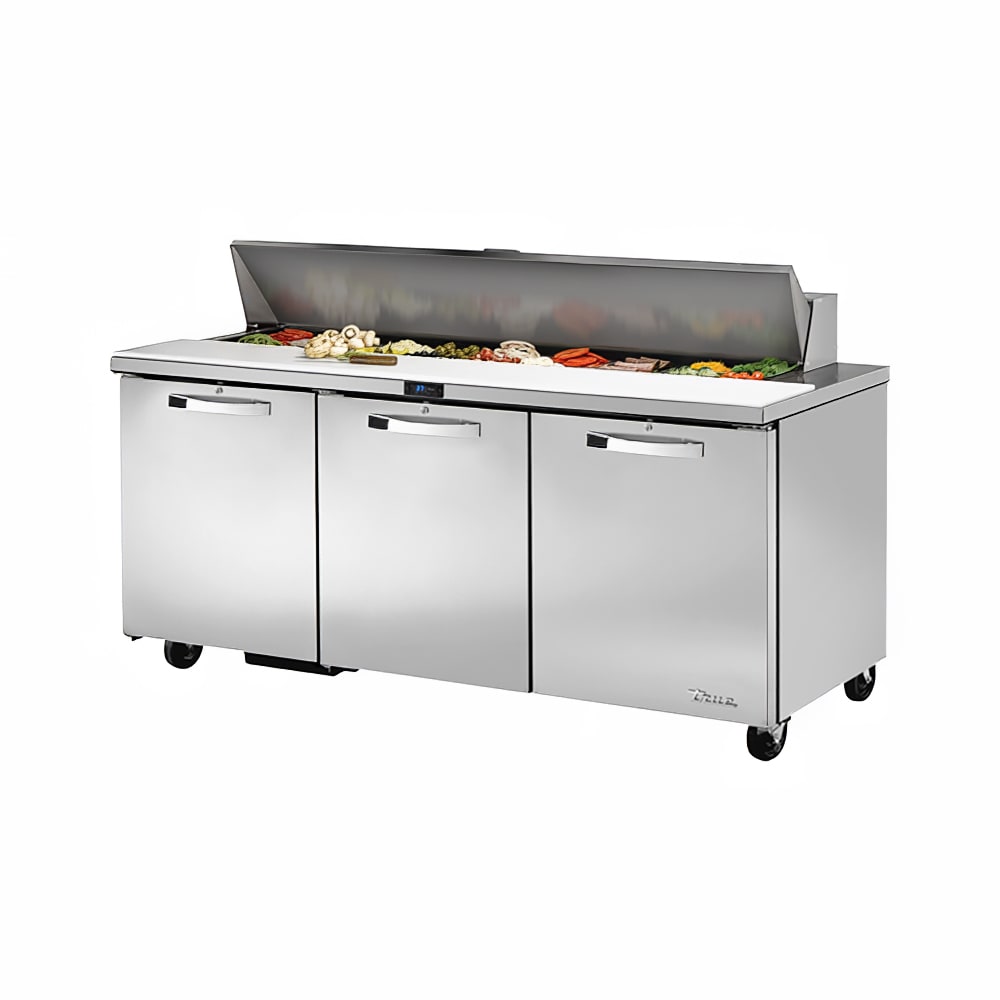 598-TSSU7218ADAHC3 72" Spec Series® Sandwich/Salad Prep Table w/ Refrigerated Base, 115v