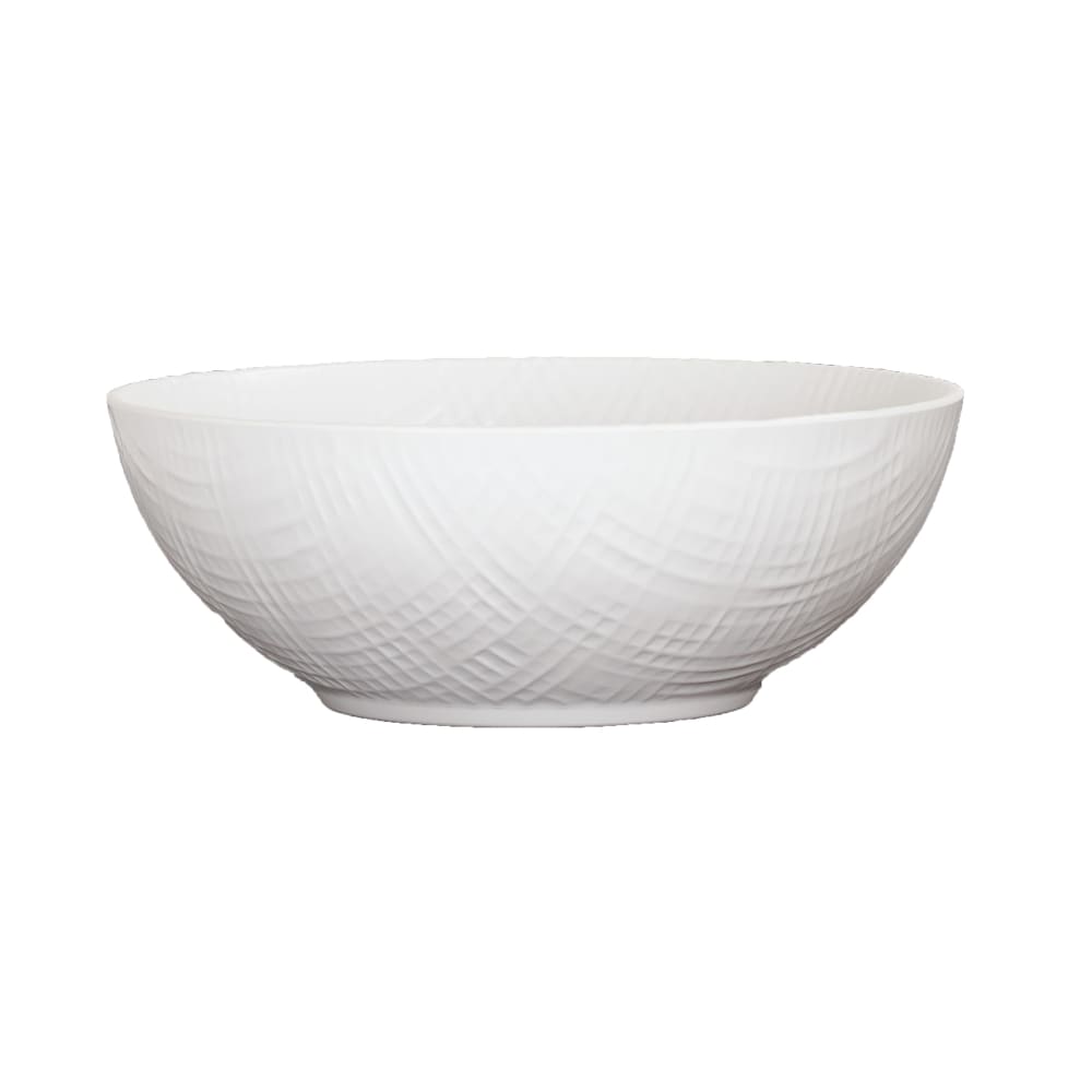 151-223291115 125 oz Round Melamine Bowl, White