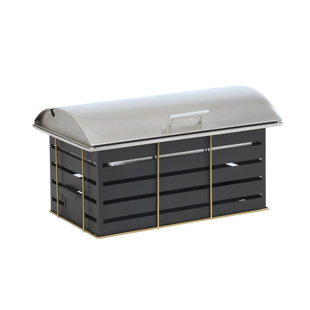 Cal-Mil 22630-90 8 qt Rectangular Chafer w/ Hinged Lid & Chafing Fuel Heat