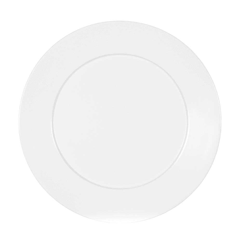 151-224461115 11" Round Melamine Dinner Plate, White