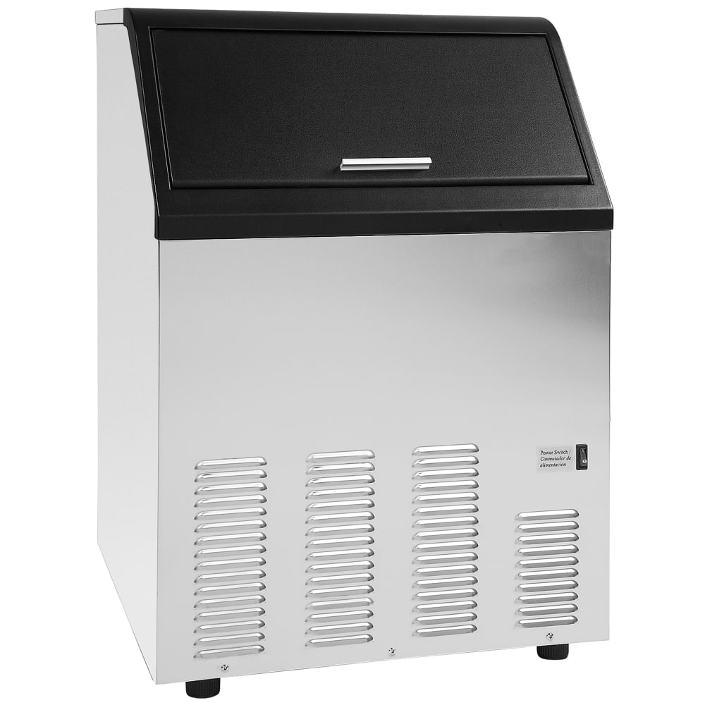 MoTak KTUI130 22"W Bullet Cube Undercounter Ice Machine 130 lbs/day