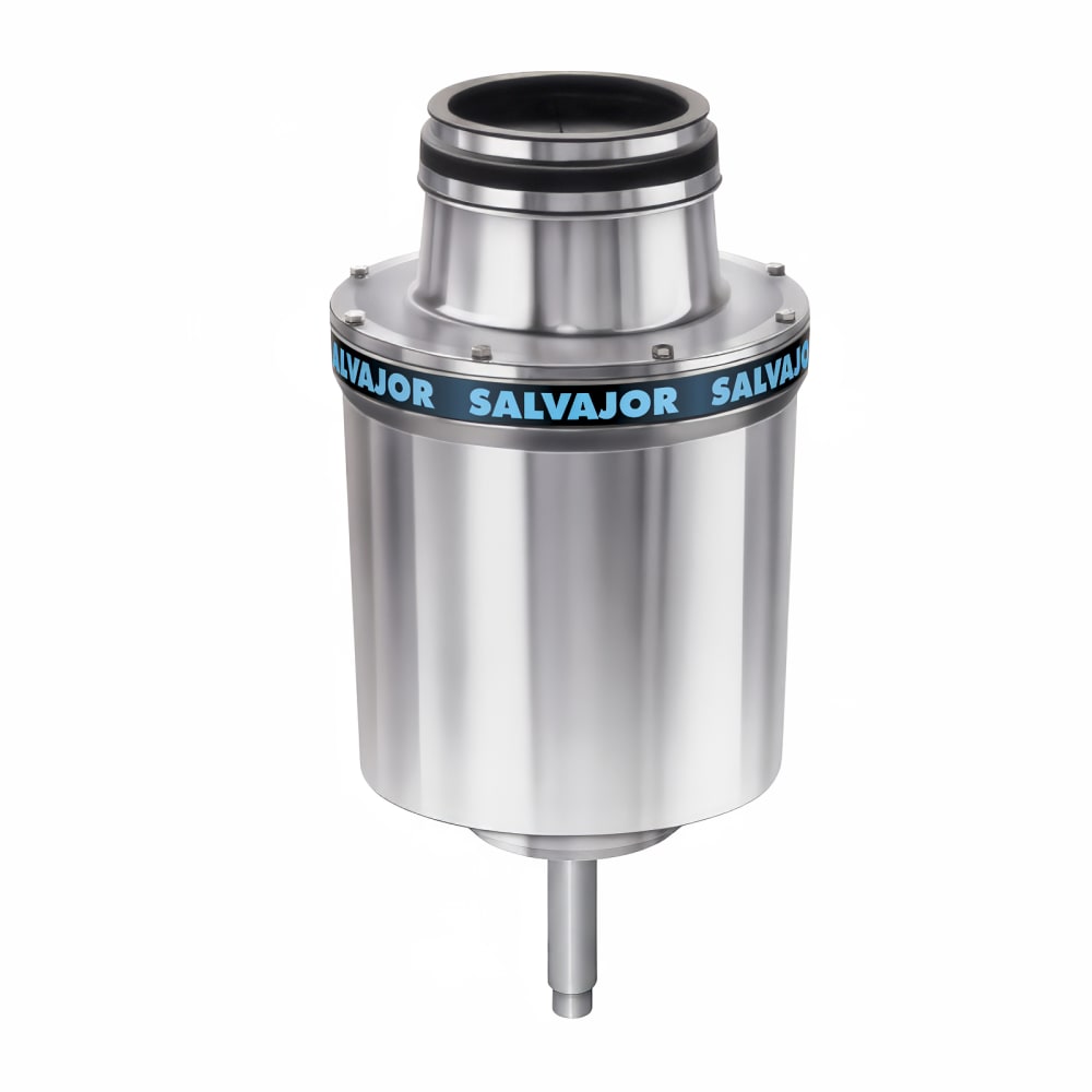 Salvajor 300-SA-ARSS Disposer Package, Sink/Trough Mount, Auto Reverse, 3 HP, 208/3 V