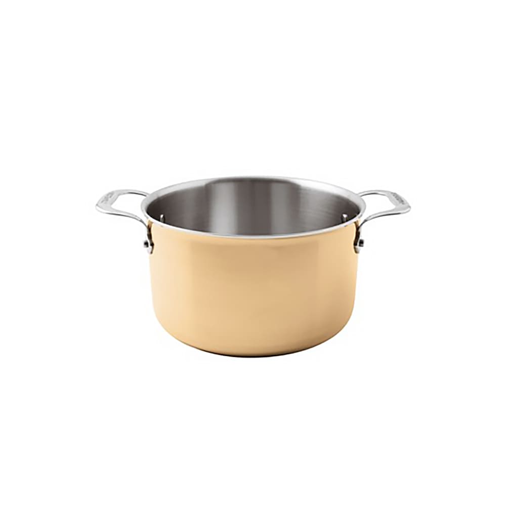 095-1560716 1 3/4 qt Aluminum/Copper/Stainless Steel Sauce Pot - 6" x 3 1/8"