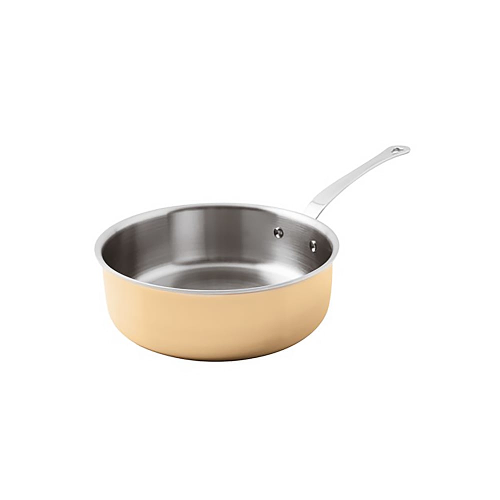 095-1560820 7 7/8" Aluminum/Copper/Stainless Steel Saute Pan w/ Loop Handle