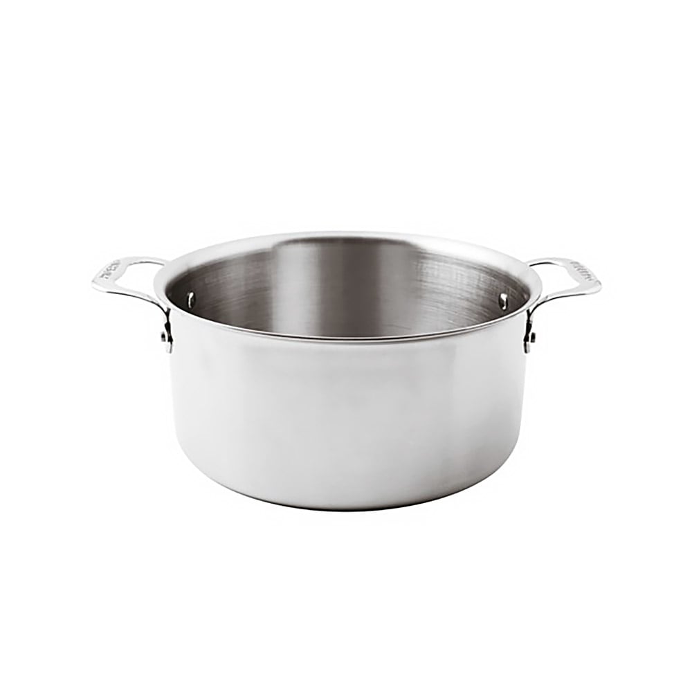 095-1220728 8 1/4 qt Aluminum/Stainless Steel Sauce Pot - 11" x 5 1/2"