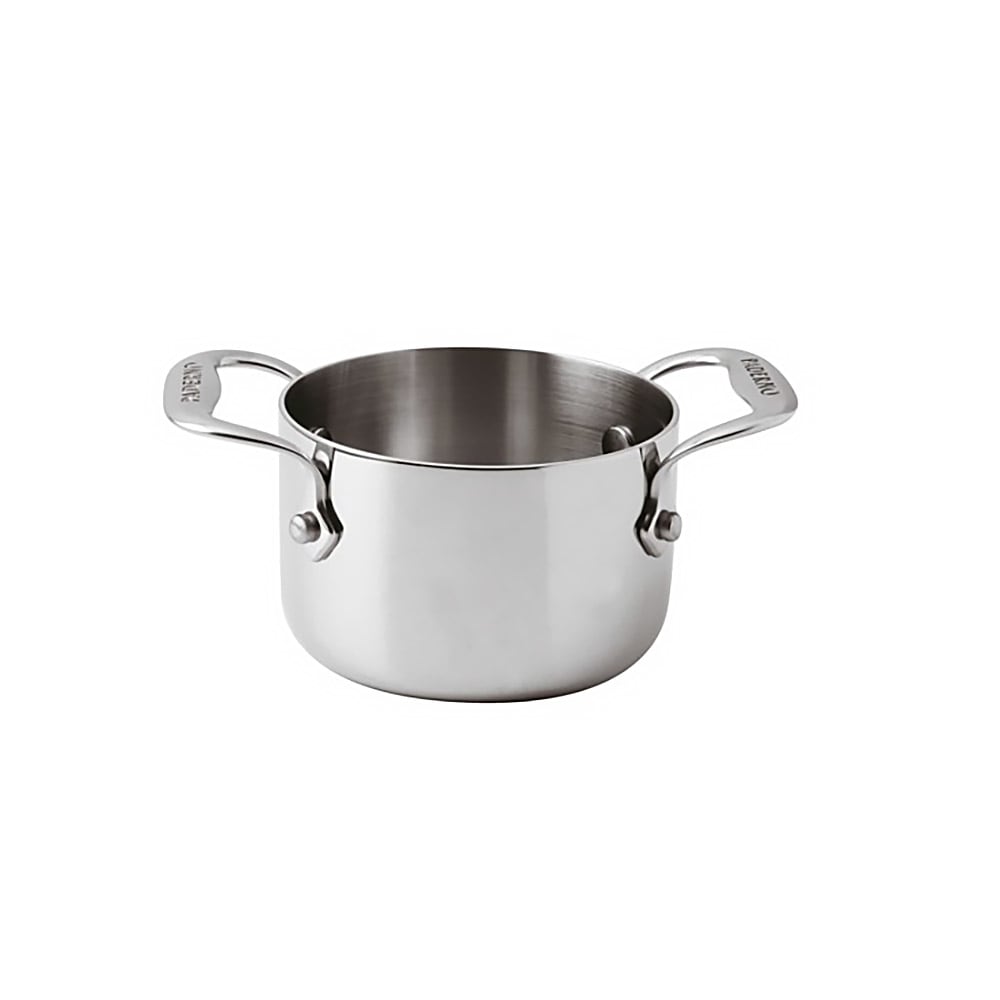 095-1220710 17 oz Aluminum/Stainless Steel Mini Sauce Pot Ramekin, Silver