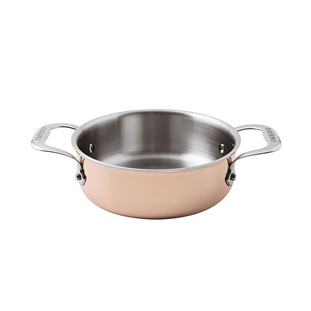 095-1560928 5 7/8 qt Round Casserole Dish - Aluminum/Copper/Stainless Steel