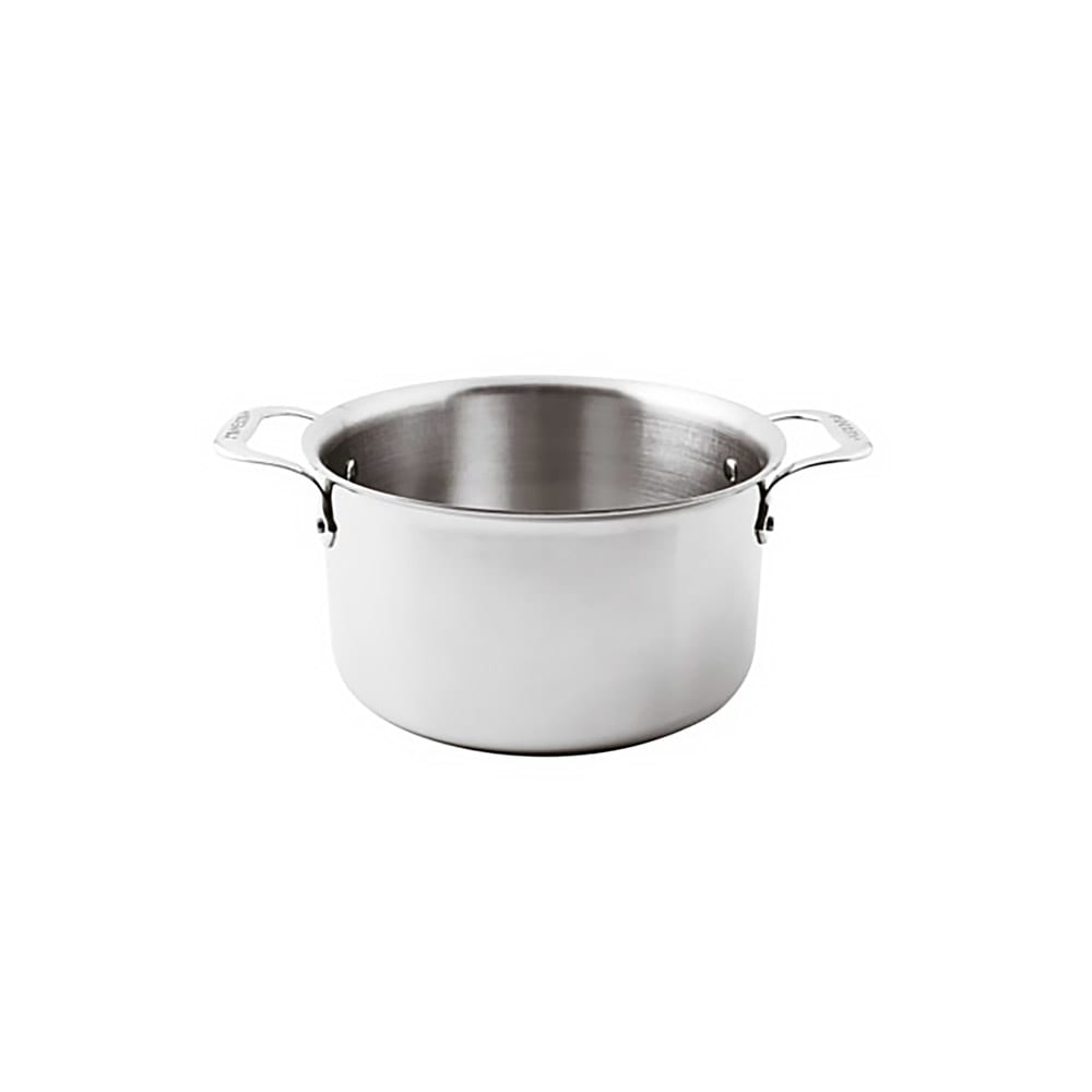 095-1220724 6 1/4 qt Aluminum/Stainless Steel Sauce Pot - 9 1/2" x 5 1/2"