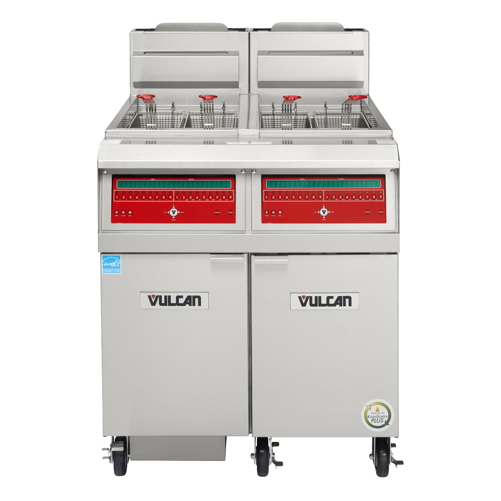 207-2VHG50CFLP Gas Fryer - Two 50 lb Vats, Floor Model, Liquid Propane