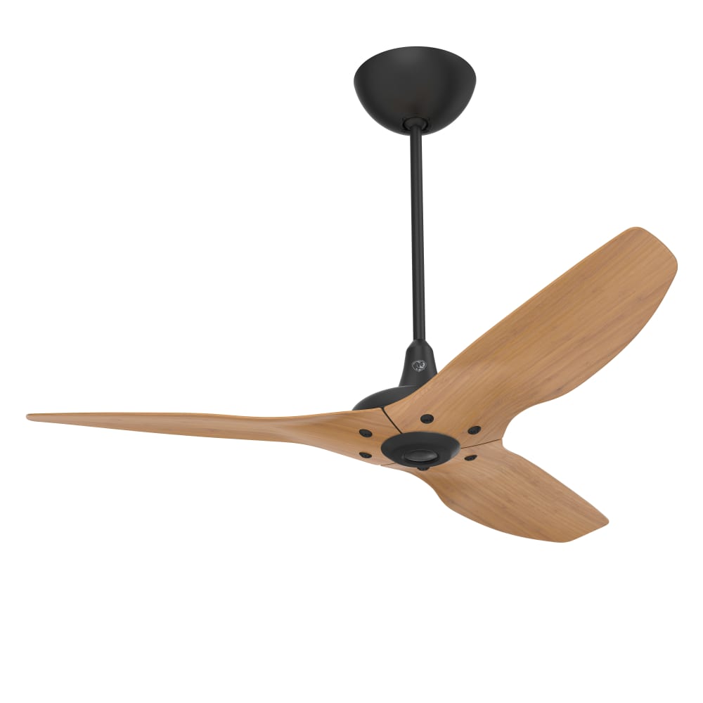 541-HK52UN20BCA 52" Haiku Ceiling Fan Kit w/ 20" Downrod, Caramel Bamboo/Black Motor