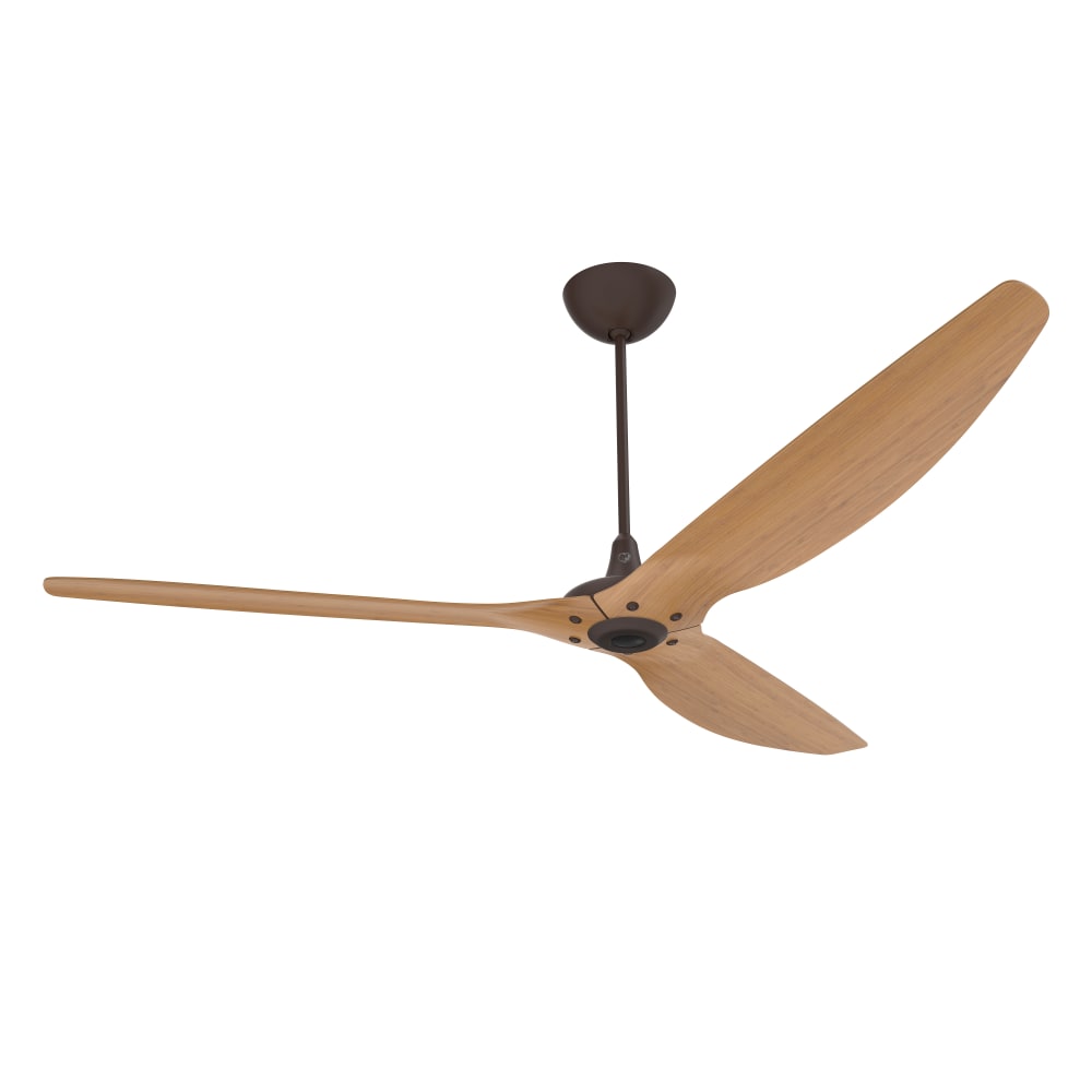 541-HK84UN20BRCA 84" Haiku Ceiling Fan Kit w/ 20" Downrod, Caramel Bamboo/Bronze Motor