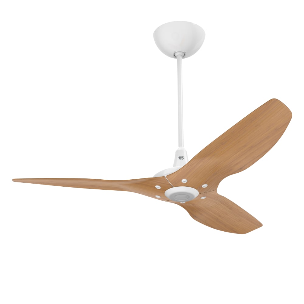 541-HK52UN20WCA 52" Haiku Ceiling Fan Kit w/ 20" Downrod, Caramel Bamboo/White Motor