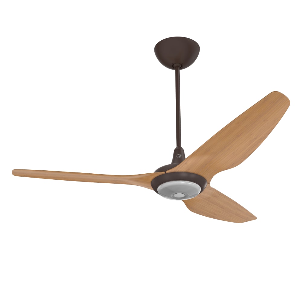 541-HK60UN20LDBRCA 60" Haiku Ceiling Fan Kit w/ 20" Downrod, Caramel Bamboo/Bronze Moto...