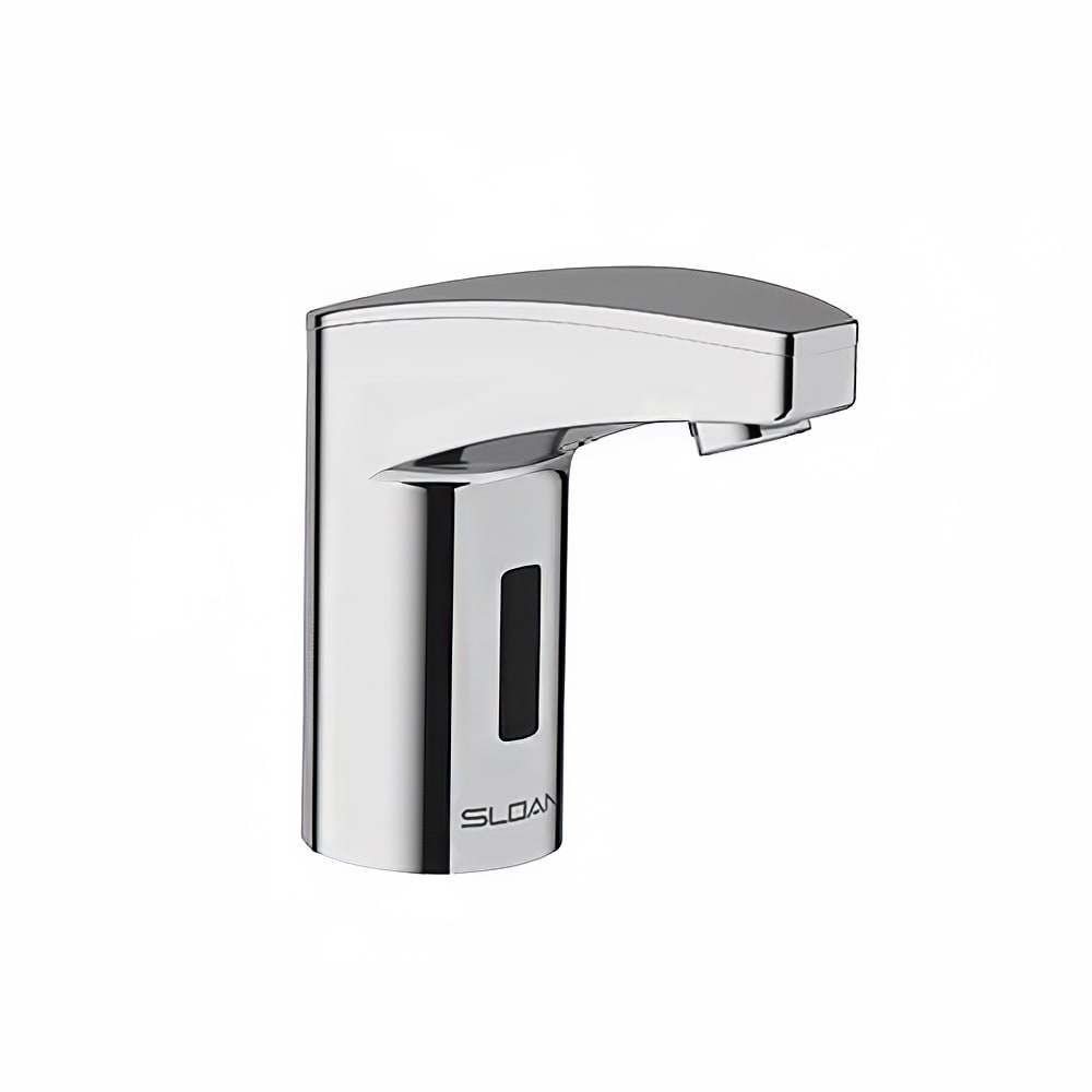 Sloan 3335111 Deck Mount Electronic Faucet - Single Hole, Fixed Spout, Battery Operated