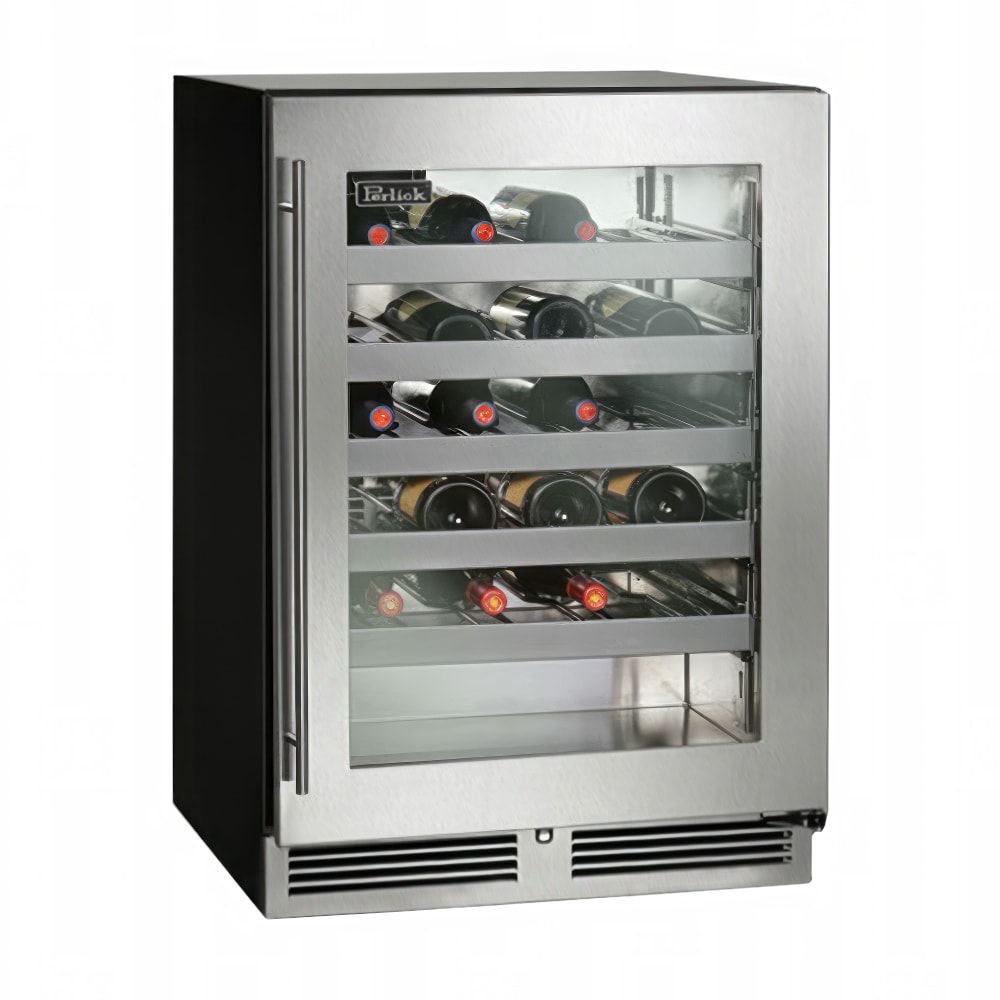 199-HC24WSSGSTK 23 7/8" One Section Wine Cooler w/ (1) Zone - 40 Bottle Capacity, 115v