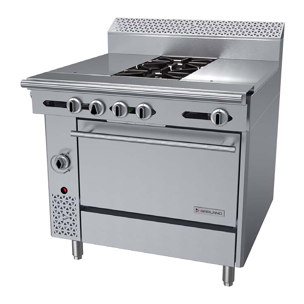 451-C3612RNG 36" 2 Burner Gas Range w/ (2) Hot Tops & Standard Oven, Natural Gas